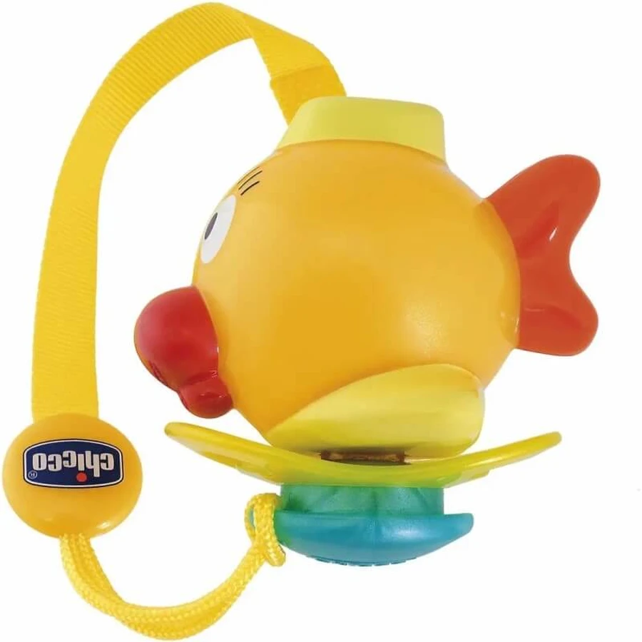 Chicco physio - Schnuller 12m+ Clip Klatsche Fisch
