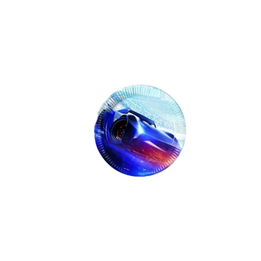 Disney Cars paper plates - pack 8 saucers assorted graphics