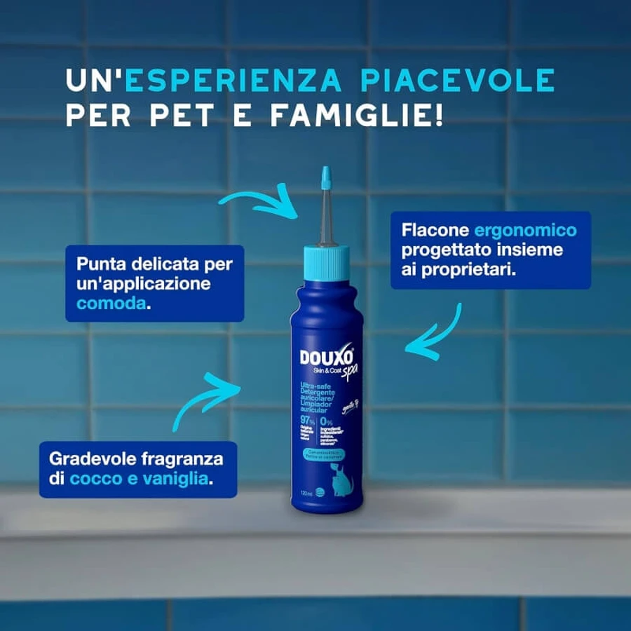Ceva animal health Douxo spa piel y pelo - ceruminolítico limpiador auricular 120 ml