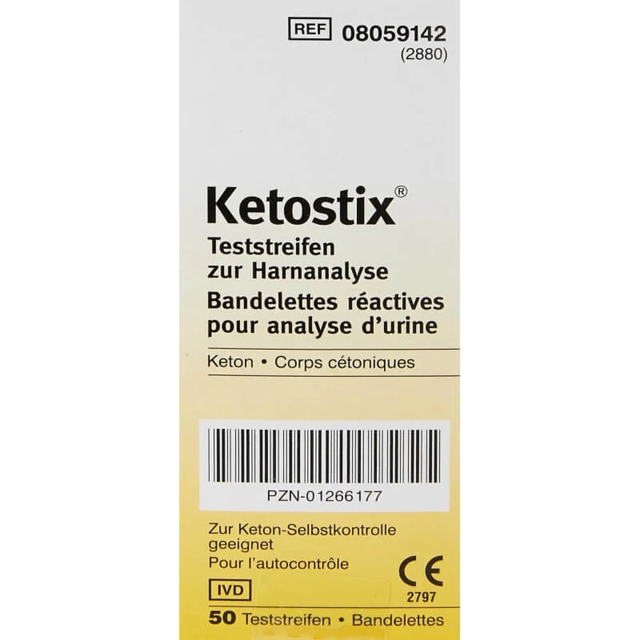 Ketostix ketonurie - 50 teststrips