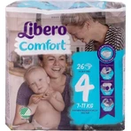 Libero Comfort - 26 couches pour enfants de taille 4 (7-11kg)