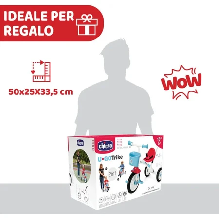 Chicco baby tricycle u-go trike 18m+