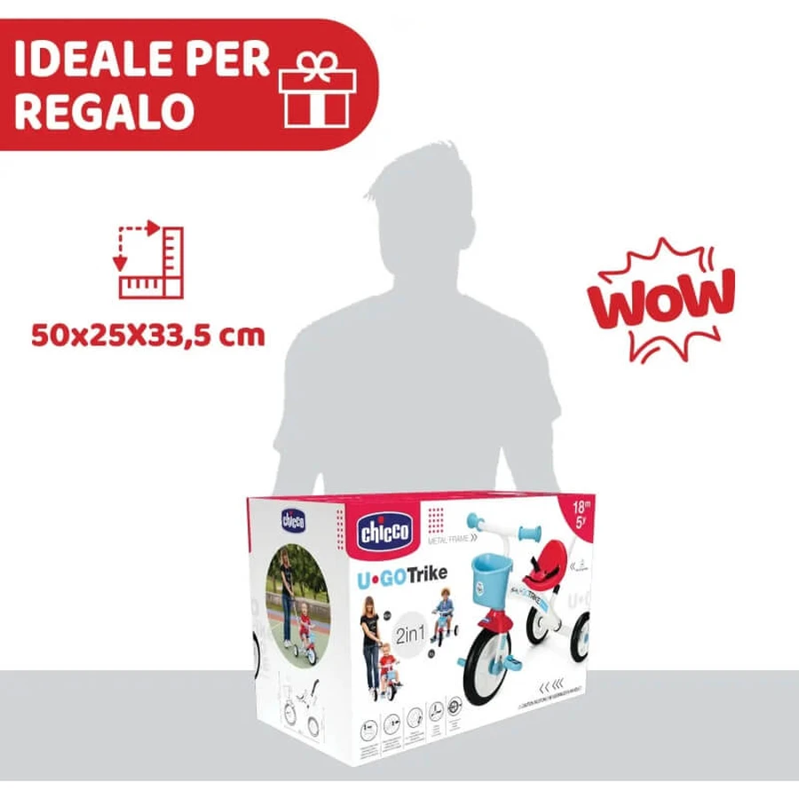 Chicco baby tricycle u-go trike 18m+