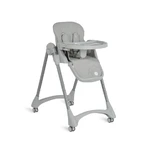 Moni trade Rico - grey leatherette folding adjustable high chair