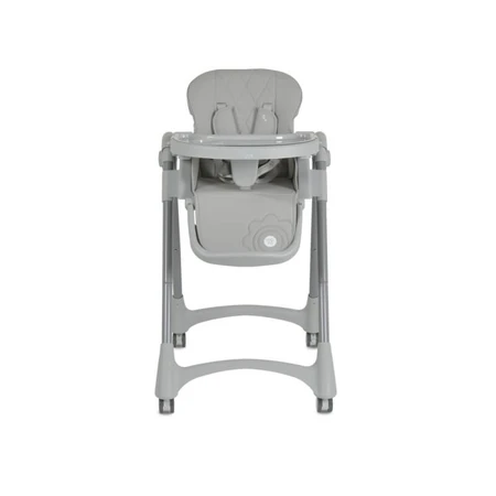 Moni trade Rico - grey leatherette folding adjustable high chair