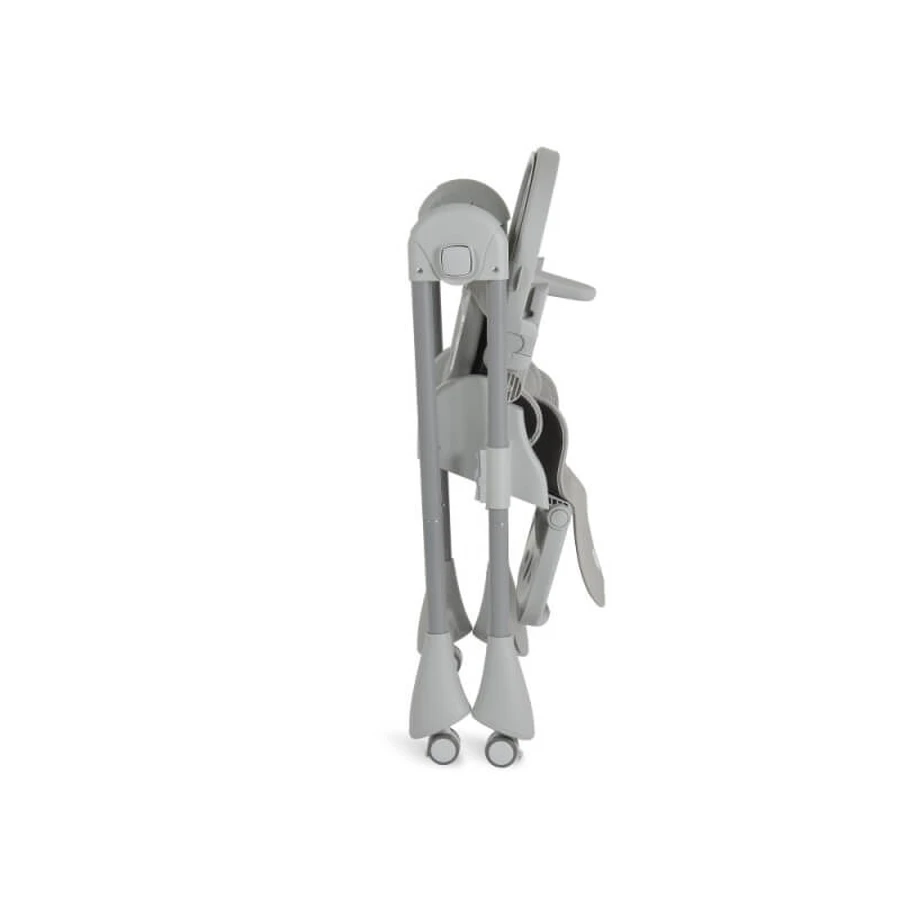 Moni trade Rico - grey leatherette folding adjustable high chair