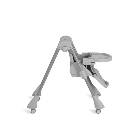 Moni trade Rico - grey leatherette folding adjustable high chair