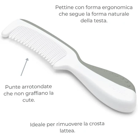 Nuvita Brush and comb set 0m+ blue