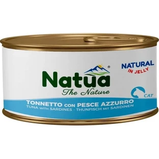 Natua Cat jelly tonijn met blauwe vis - aanvullende voeding voor volwassen katten 85 gr.
