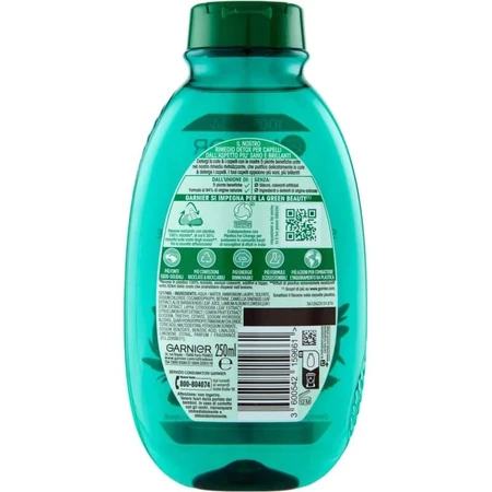 Garnier ultra sweet green tea &amp; 5 beneficial plants - shampoo for normal hair 250 ml