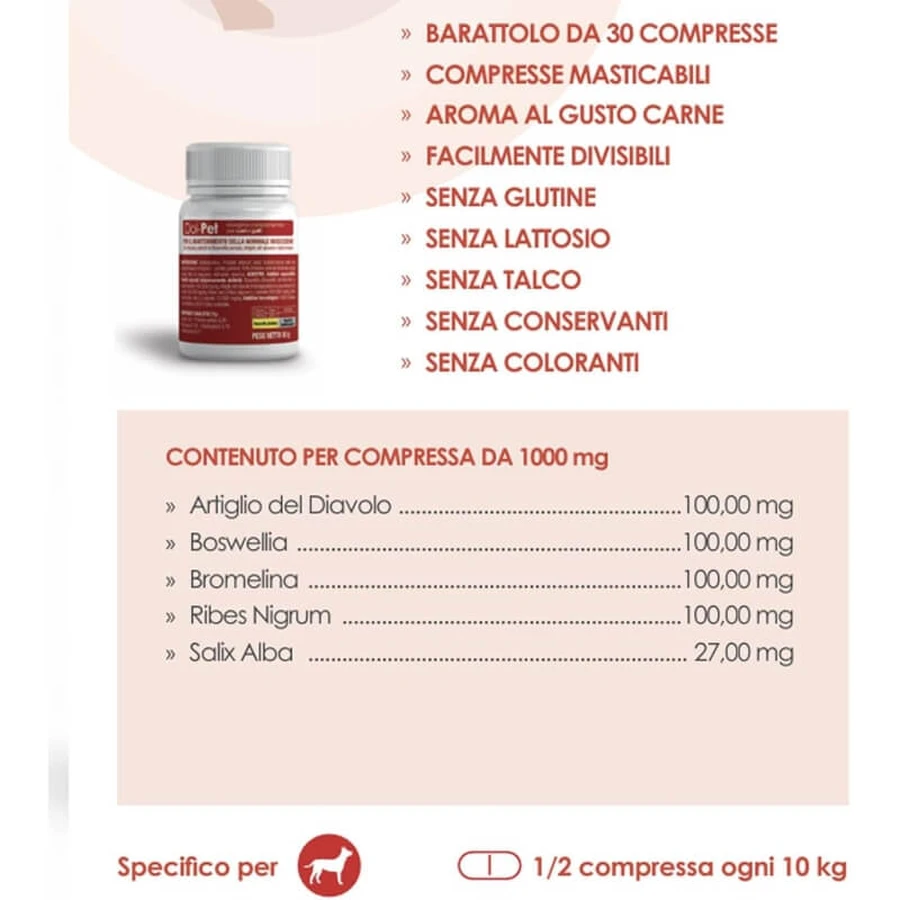Cs pets ltd Dol pet - pienso complementario para perros y gatos 30 comprimidos