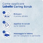 Labello caring - lip scrub with aloe vera and vitamin e 4.8 gr.