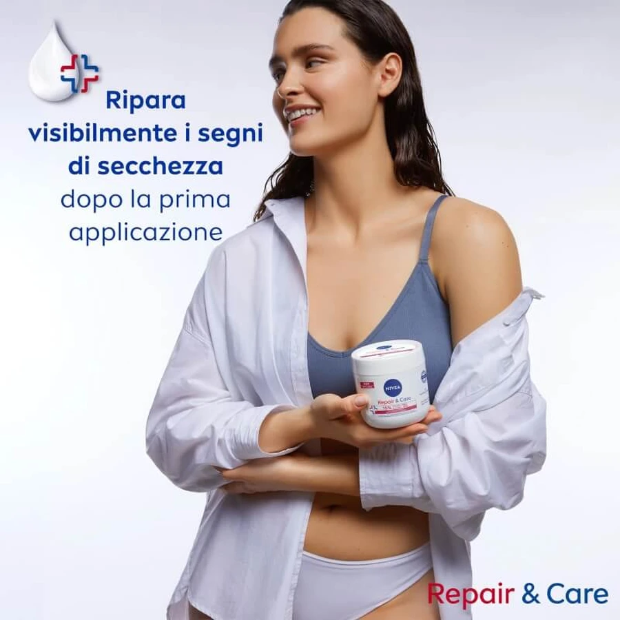 Nivea repair &amp; care 15&amp; glycerin + urea - Creme für sehr trockene und raue Haut 400 ml