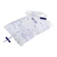 Urine bag 2 l with tap and tube 130 cm - 25 disposable bags for urine collection