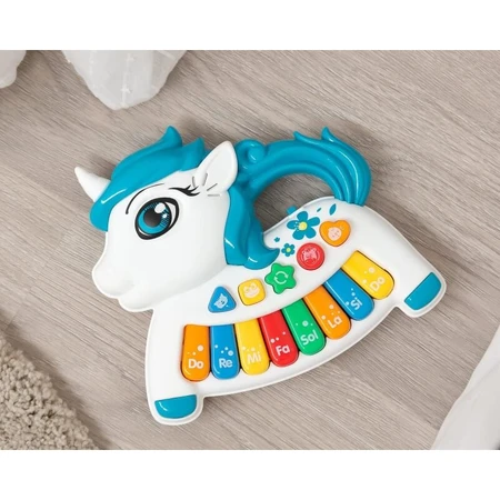 Kiokids Unicorn piano - piano toy for children white