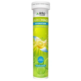 Arkomag hydratum citroensmaak 24 tabletten - supplement voor elektrolytenbalans en vermoeidheid
