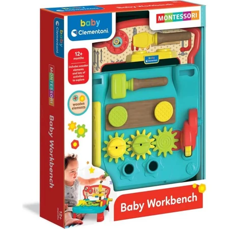 Banco de trabajo para bebés Clementoni Montessori - banco de trabajo para bebés de 12+ meses