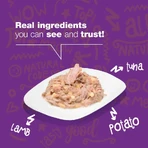 Natural code 21 tonijn, lam en aardappelen - volledige voeding voor volwassen katten 85 gr.