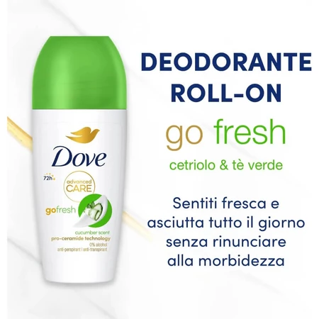 Dove Advanced care go fresh cucumber scent - roll-on deodorant 50 ml