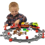 Ecoiffier New abrick - Landzug mit einem Fahrzeug und 4 Tieren