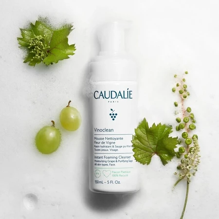 Caudalie Vinoclean - reinigend schuim met wijnstokbloemen 150 ml