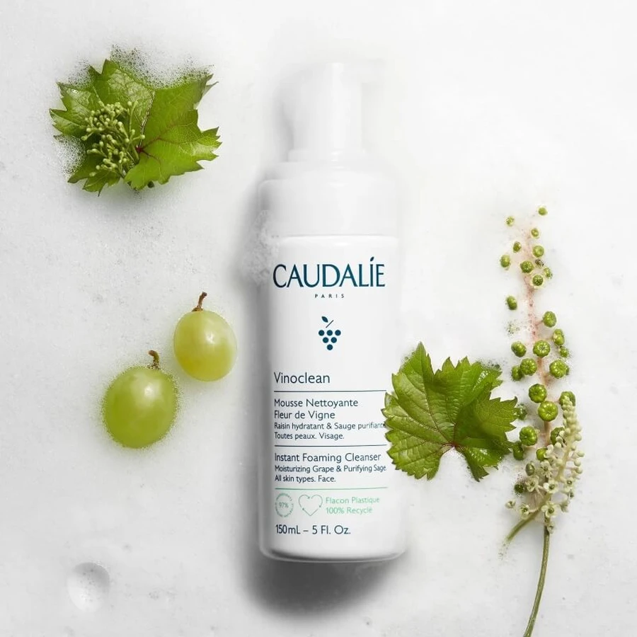 Caudalie Vinoclean - reinigend schuim met wijnstokbloemen 150 ml