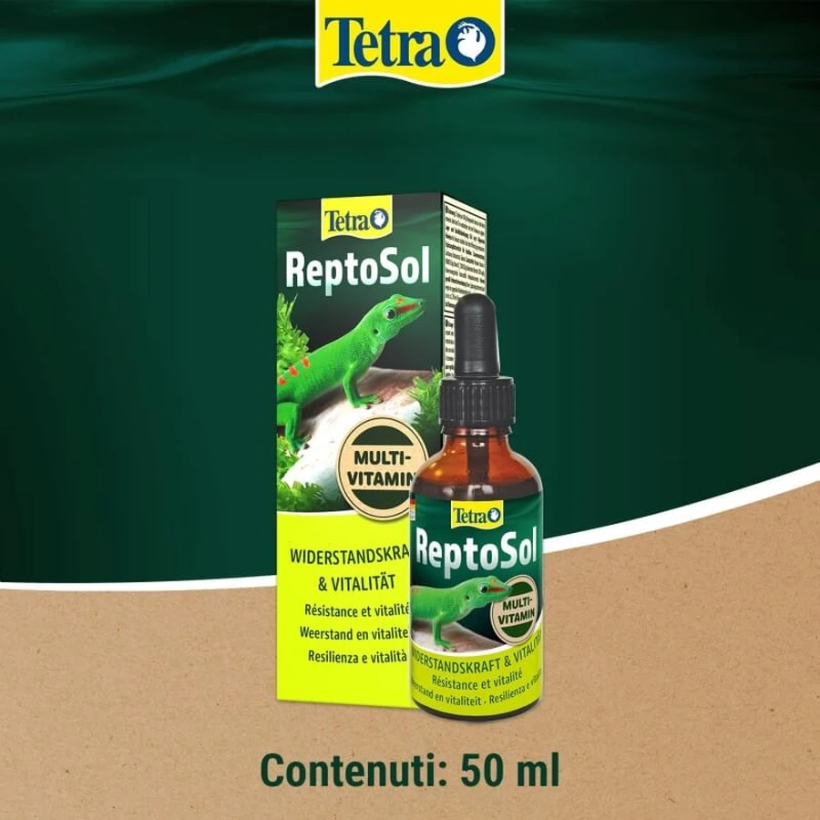 Tetra Rreptosol - flüssiges Ergänzungsmittel für Reptilien'zur Stärkung des Immunsystems 50 ml