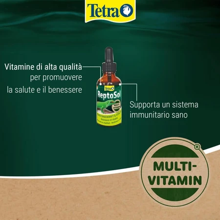 Tetra Rreptosol - flüssiges Ergänzungsmittel für Reptilien'zur Stärkung des Immunsystems 50 ml