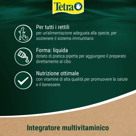 Tetra Rreptosol - flüssiges Ergänzungsmittel für Reptilien'zur Stärkung des Immunsystems 50 ml