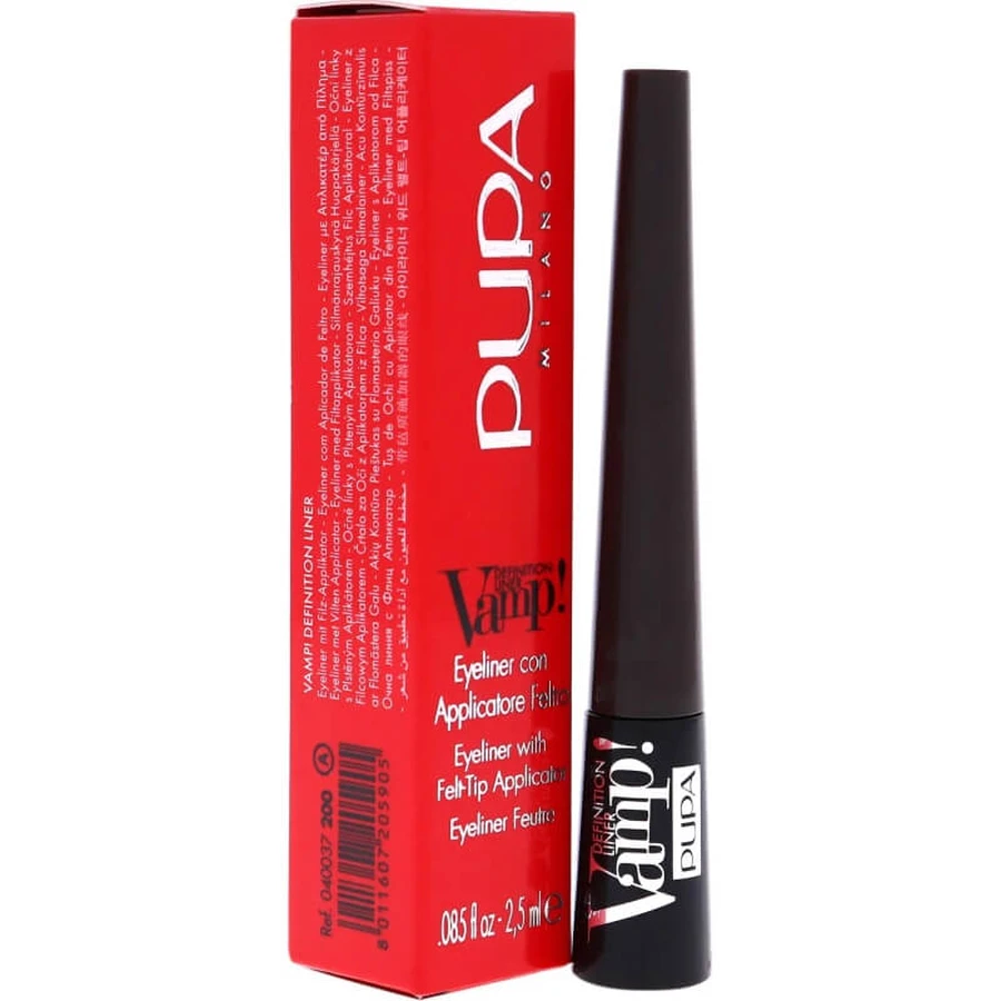 Pupa vamp definition liner - delineador de ojos con aplicador de fieltro 200 marrón