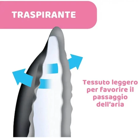 Chicco 60 coussinets antibactériens noirs