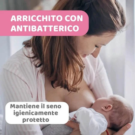 Chicco 60 coussinets antibactériens noirs