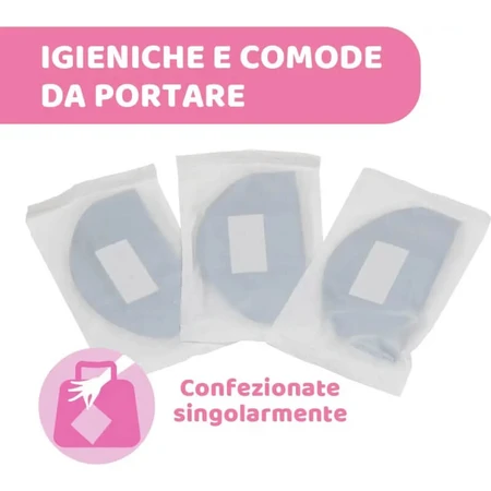 Chicco 60 coussinets antibactériens noirs