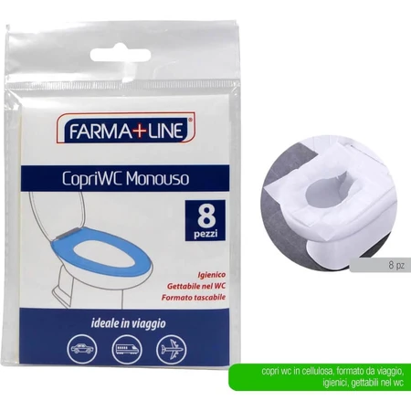 8 disposable toilet covers for hygiene and protection