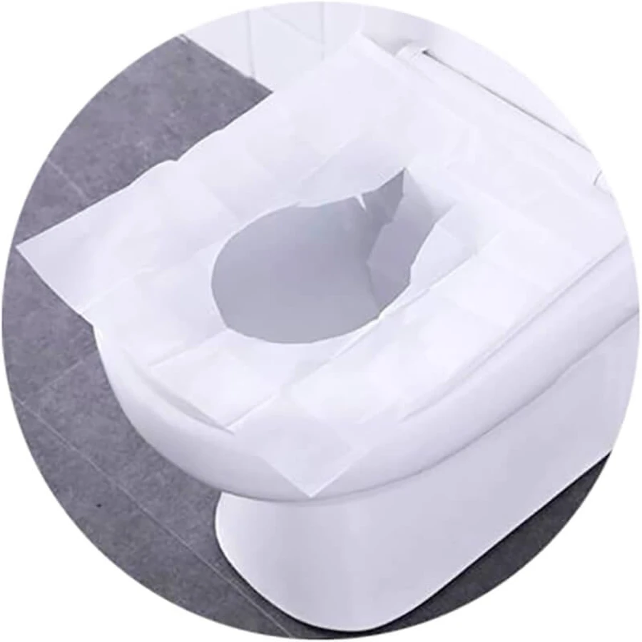 8 disposable toilet covers for hygiene and protection
