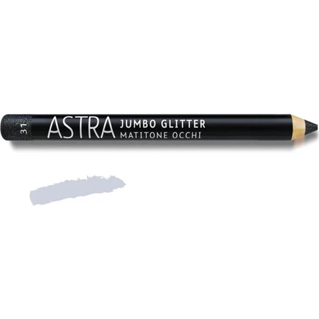 Astra jumbo glitter oogschaduw - glitter oogschaduw potlood #30 witte glans
