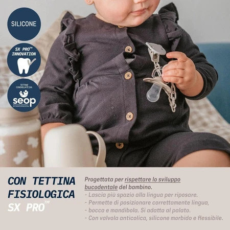 Suavinex birdies - 2 chupetes de silicona sx pro 6-18m rosa