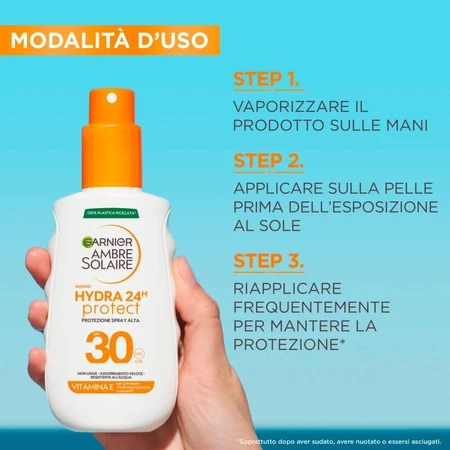Garnier Sonnenschutz 30 spf hydra 24h protect spray hoher Schutz 150 ml