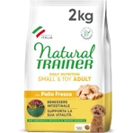 Natural trainer Dagelijkse voeding small &amp; toy adult met verse kip - volledige hondenvoeding 2 kg