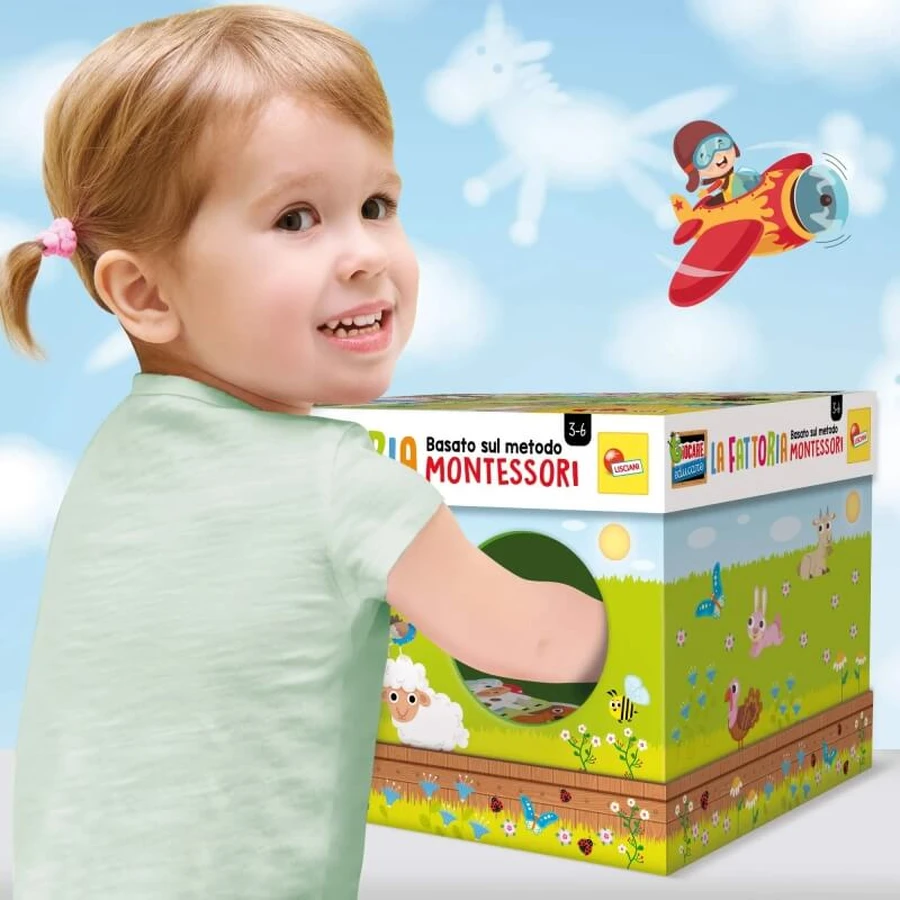 Lisciani Montessori - maxi puzzle der Bauernhof