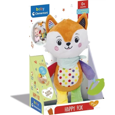 Clementoni Happy fox - knuffel voor kinderen