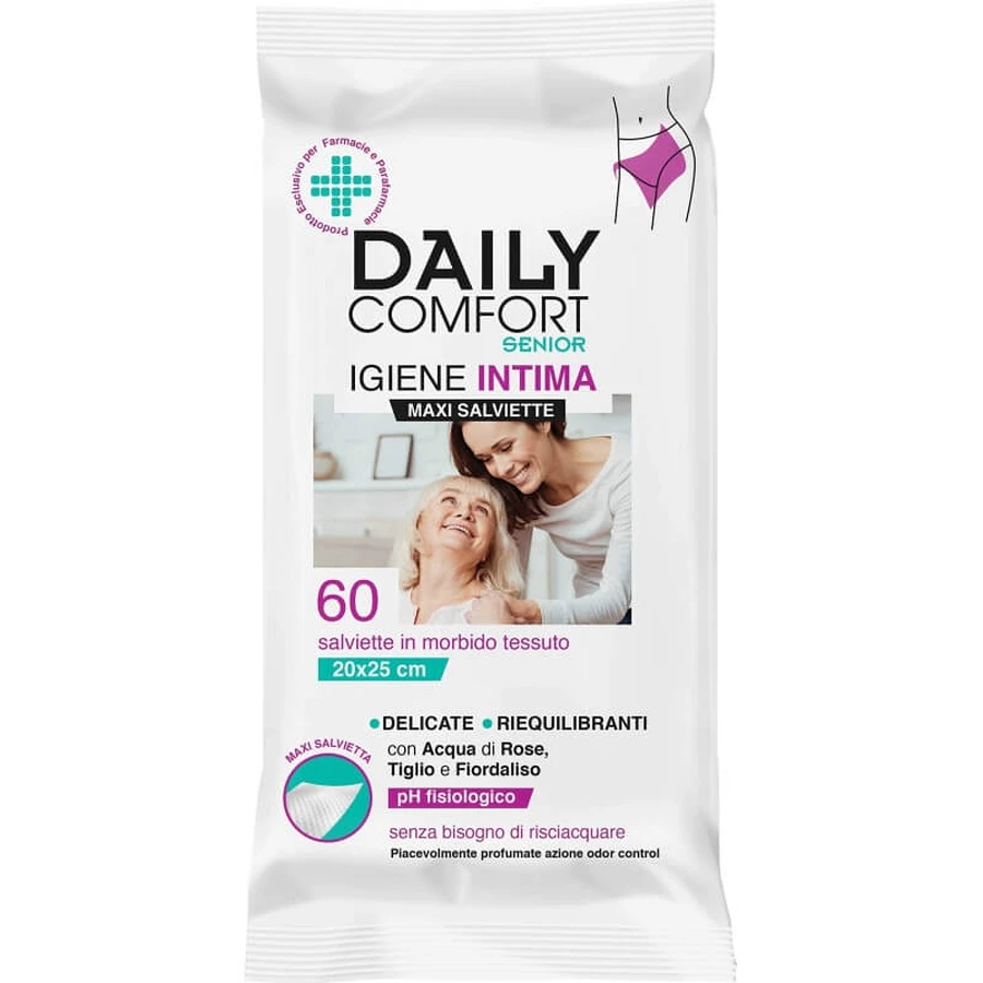Diva international Täglicher Komfort Senior - 60 Intimtücher