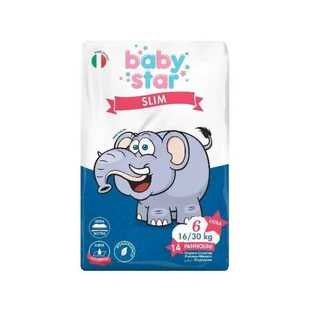 Baby star Slim extra - 14 couches 16-30 kg taille 6