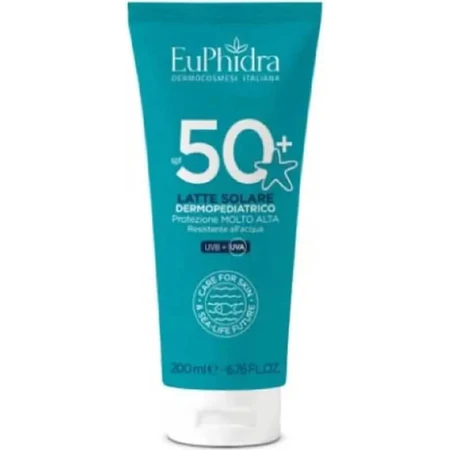 Euphidra niños crema solar 50+ spf dermopediatric leche muy alta protección 200 ml