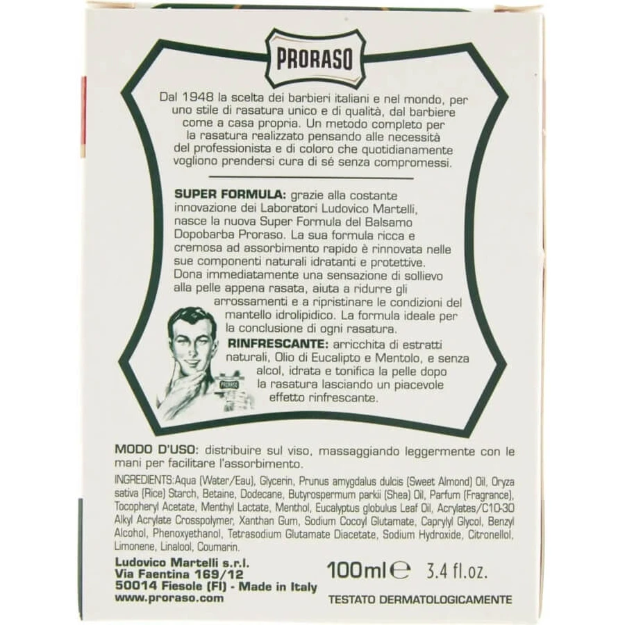 Proraso erfrischend - Aftershave-Balsam 100 ml