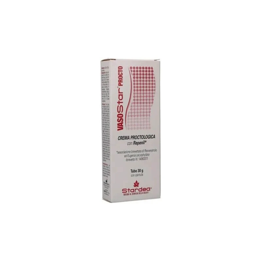 Vasostar - cremă proctologică cu repenil 30 g