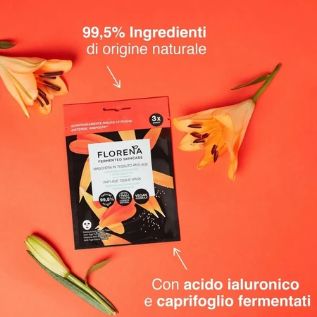 Florena Fermented skincare - masque tissu anti-âge 10 ml