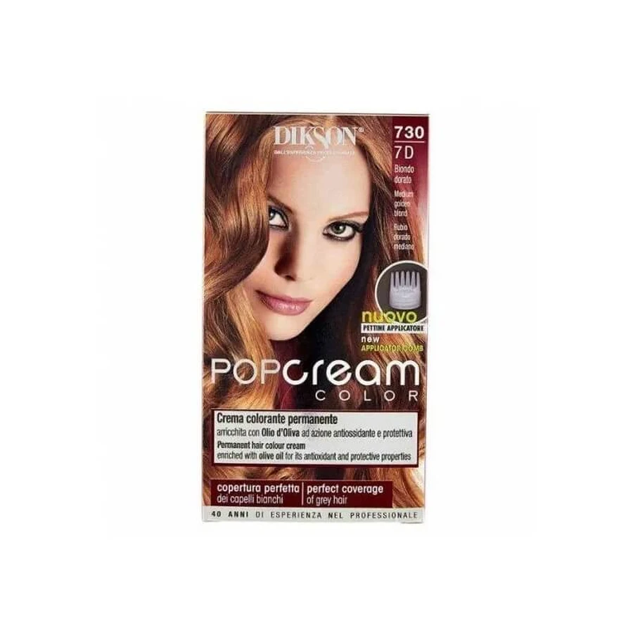 Dikson Pop cream color - crème colorante permanente #730 blond doré
