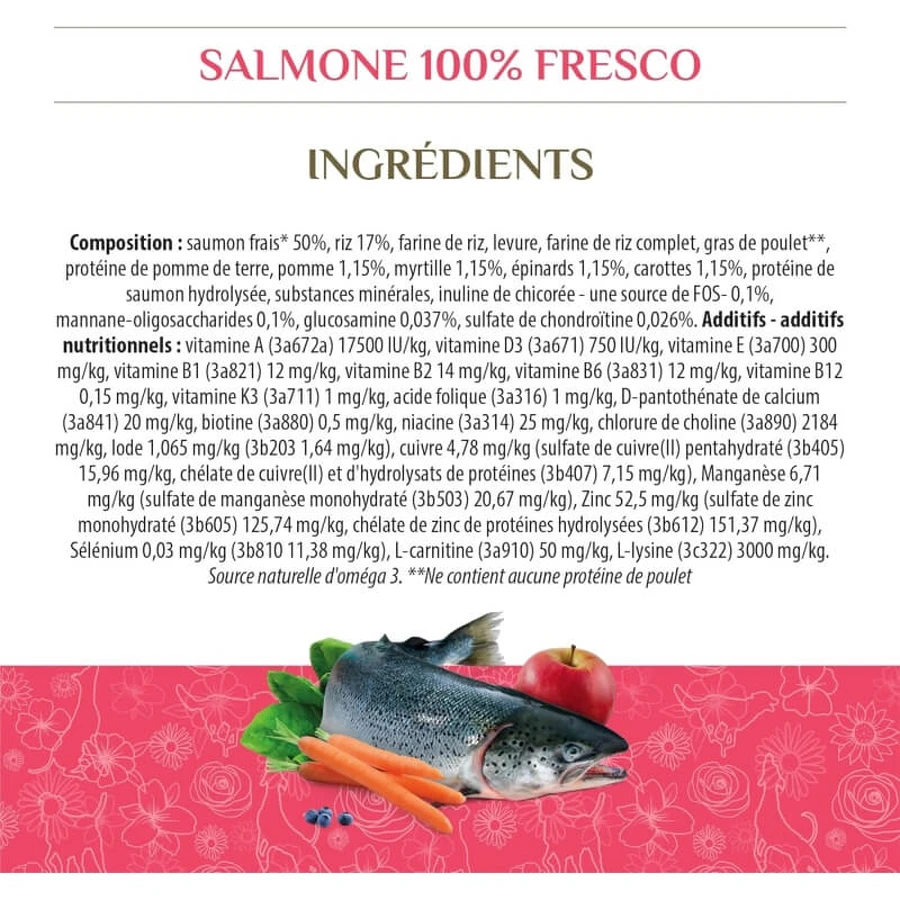 Almo nature Hfc adult medium large met zalm - volledige voeding voor middelgrote en grote volwassen honden 8 kg