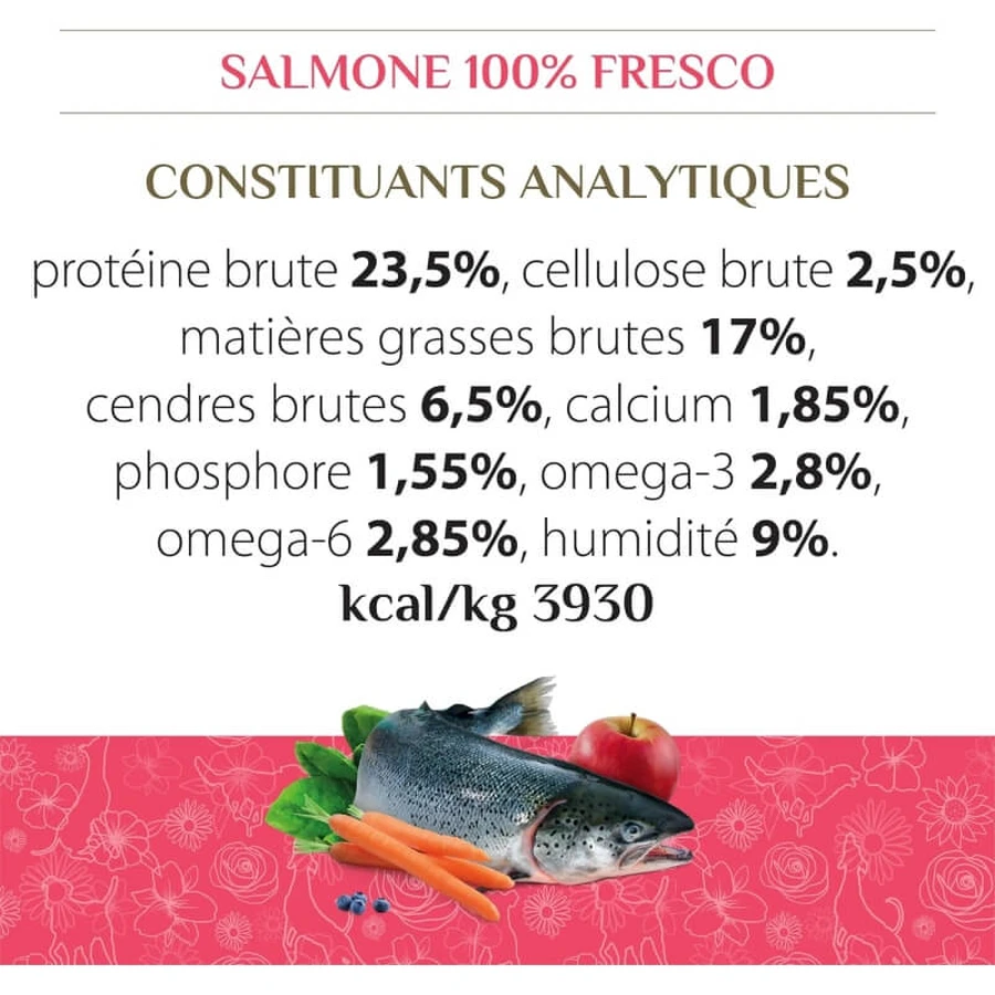 Almo nature Hfc adult medium large met zalm - volledige voeding voor middelgrote en grote volwassen honden 8 kg
